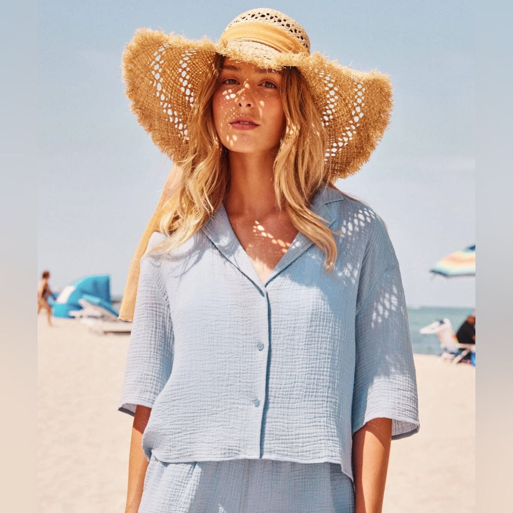 Andie Light Blue Button Down Shirt
